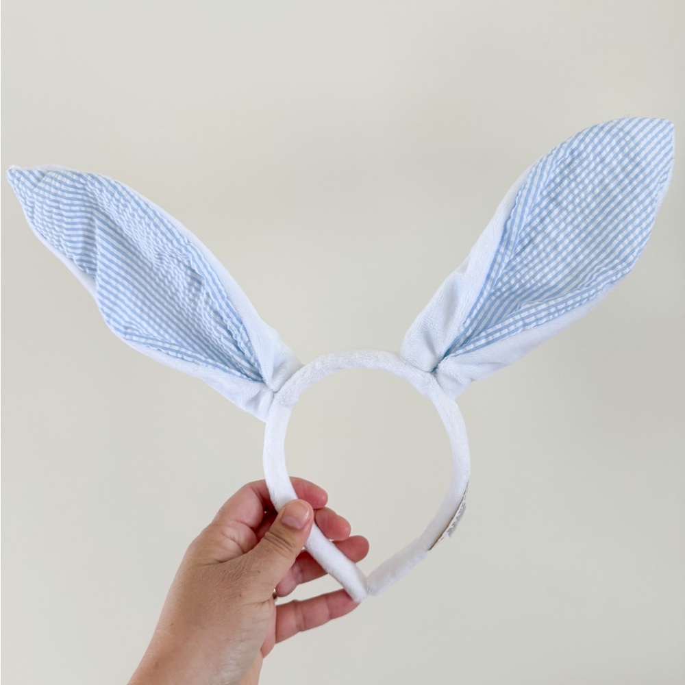 โค๏ธ New - TBBC wabbit ears blue seersucker
